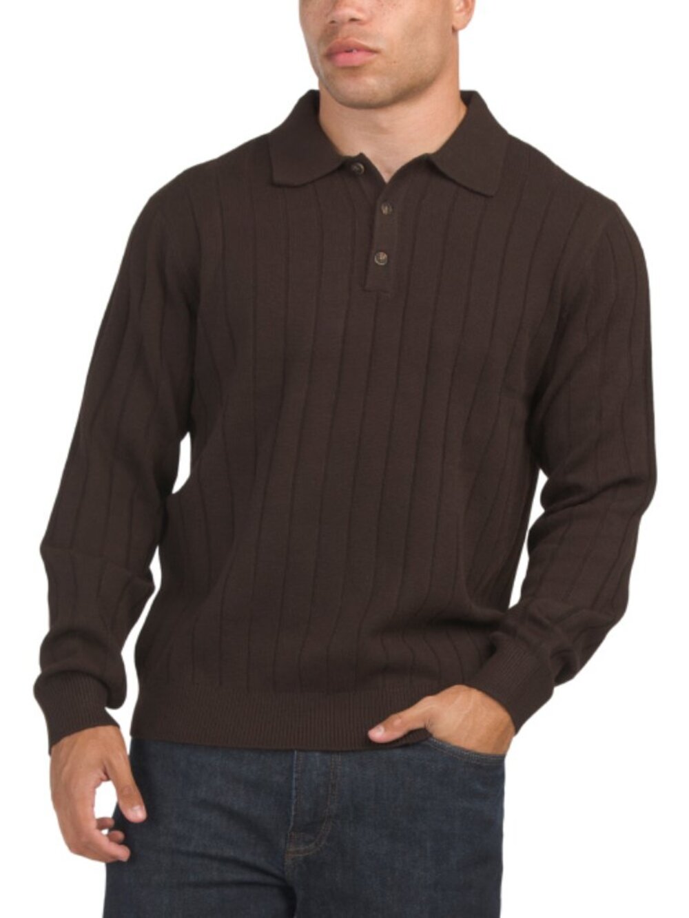 WILT Scottie Quarter Button Sweater Polo
